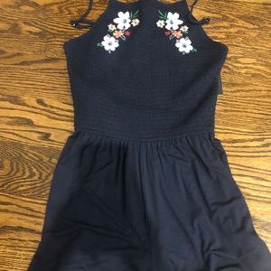 Hollister blue romper